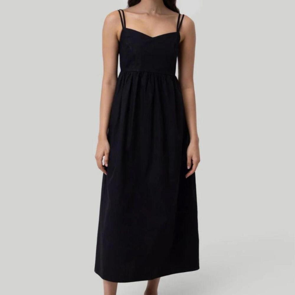 Reistor organic poplin dress